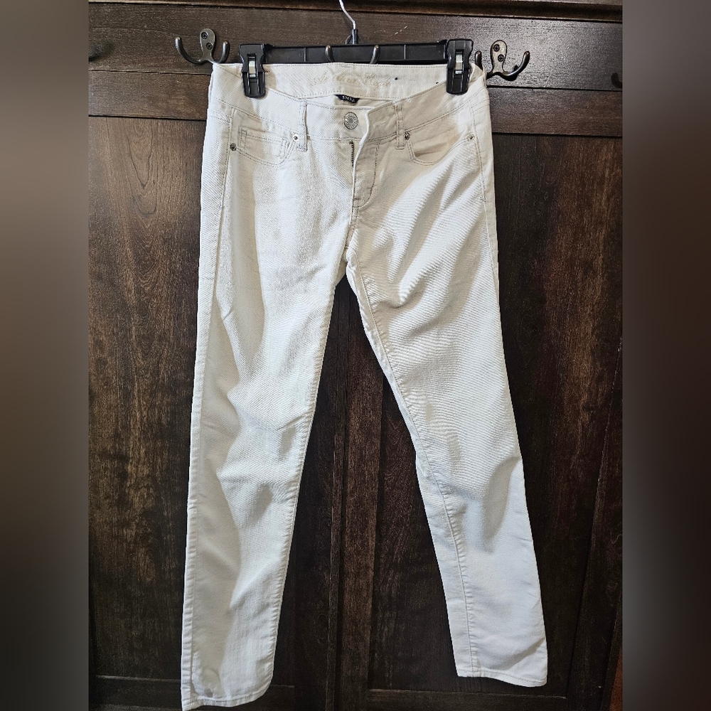 American Eagle Outfitters White Skinny Jeans Classic Style Vintage